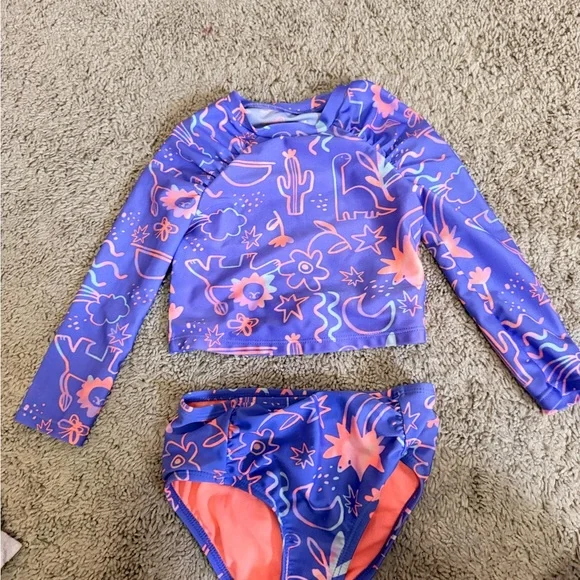 Colorful Kids' Swimwear Set